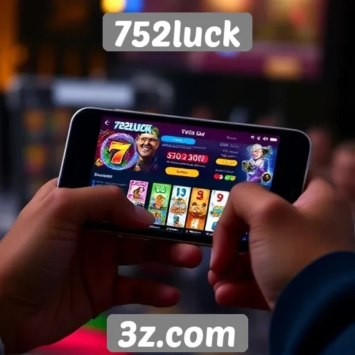 Experiência do usuário no 752luck em dispositivos móveis